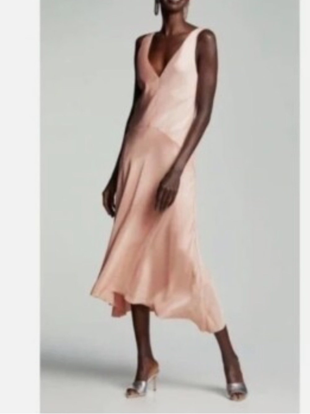 Frame Denim Sleeveless Maxi Dress in Dusty Rose BNWT